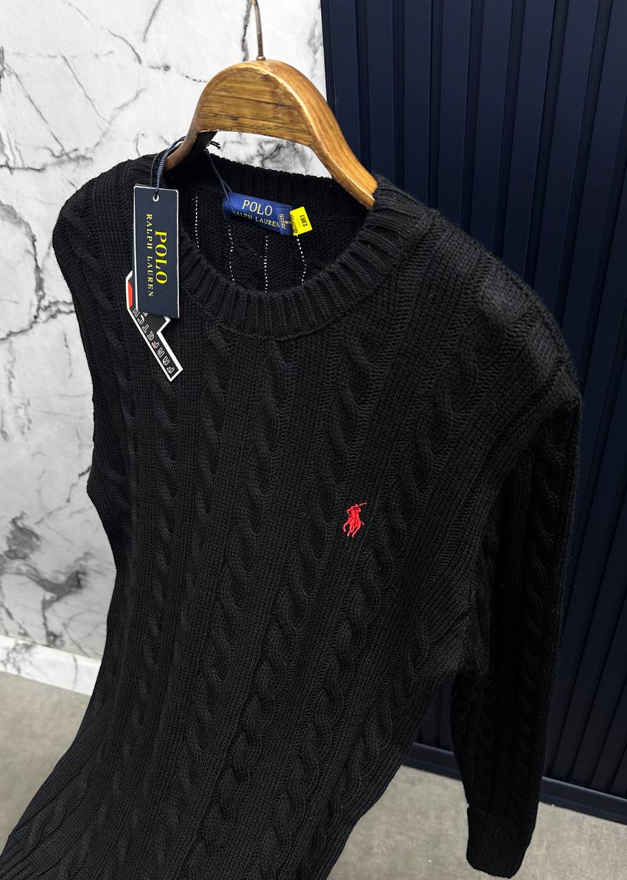 PLO RALPH Lauren Triko Kazak -Siyah