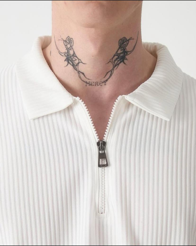 Beyaz Oversize Polo Yaka Tişört