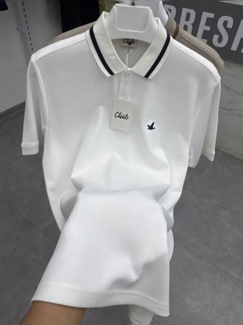 Bymen Polo Yaka-Ekru