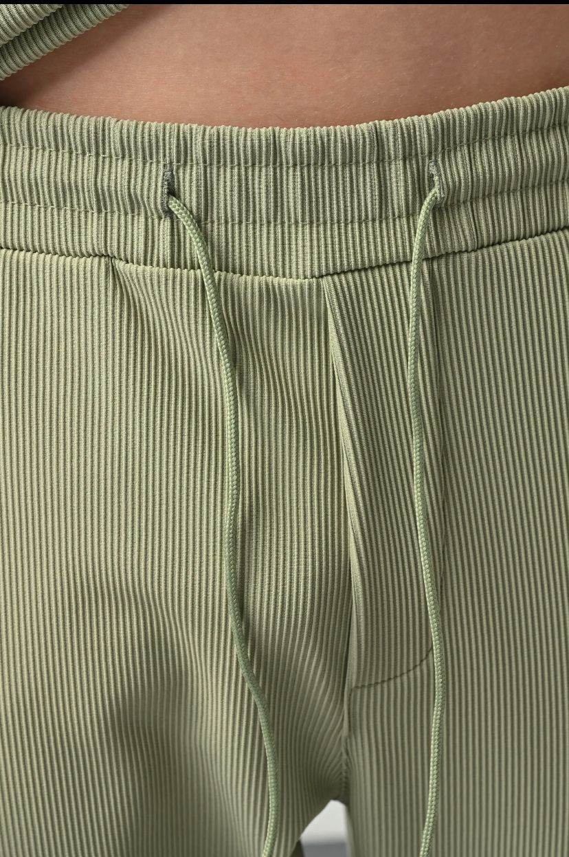 PNT 1067 Fitilli Jogger Alt -Çağla