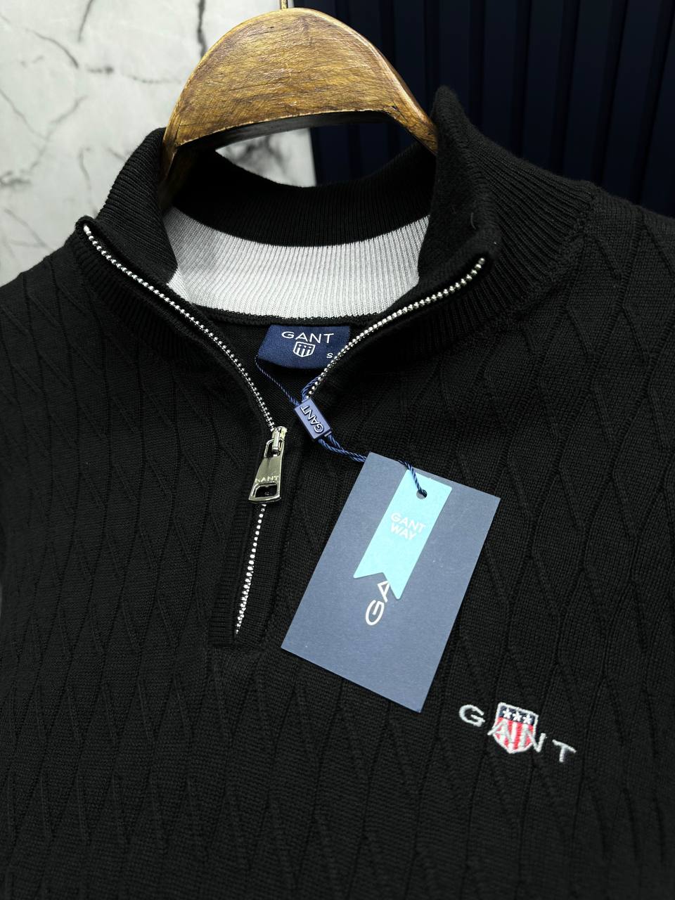 GNT TRİKO FERMUARLI Siyah